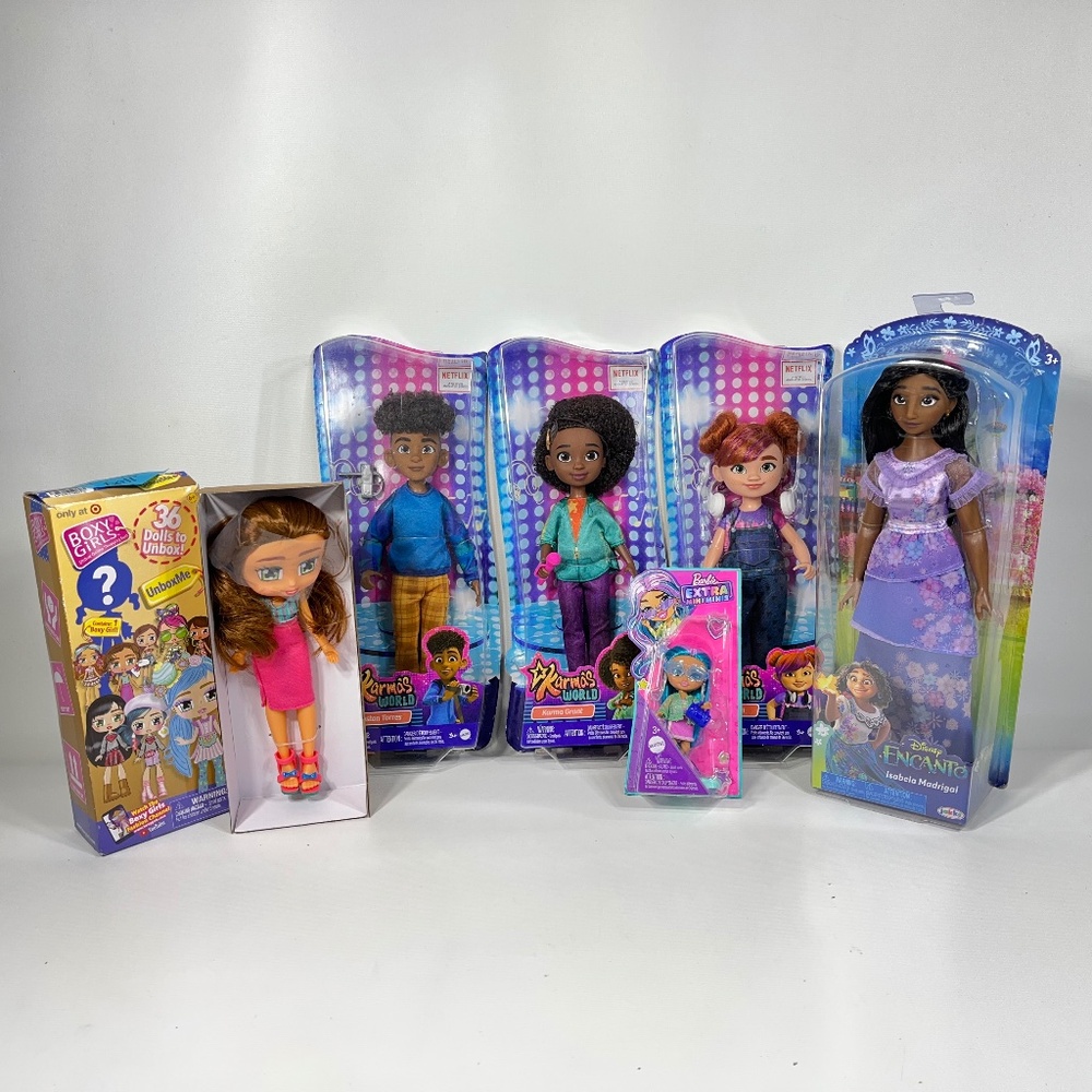 Kids Girls Toys Mixed Bundle Of Dolls Lot Of 4